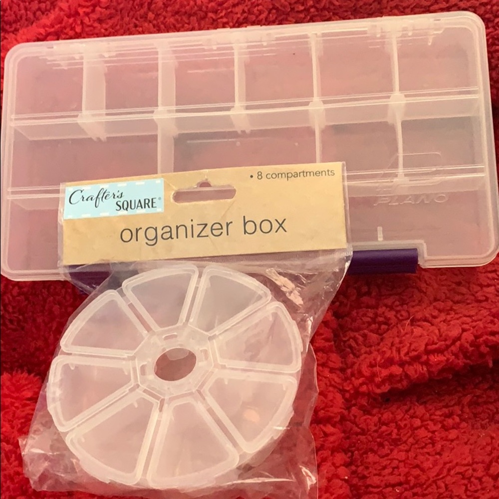 SET OF 2 CRAFT ORGANIZERS